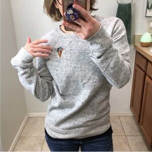 Abercrombie & Fitch Embroidered Ice Cream Pride Sweatshirt Large